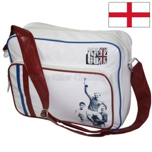 England 1966 World Cup Victory Football Shoulder Messenger Bag - White