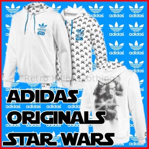 Adidas Originals Star Wars Stormtrooper Reversible Hoodie Top