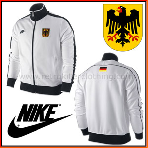 Nike Retro Presentation Germany Deutschland Bundesschild Tracksuit Top White